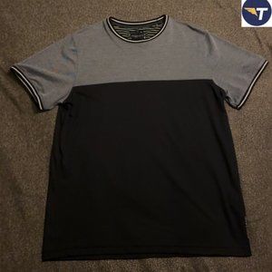 Navy Blue Ricky Singh 2 Pattern T-Shirt (XL)